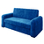 Sofá Cama Versátil 2 Lugares Veludo Selmer - comprar online