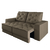 Sofá Retrátil e Reclinável 3 Lugares 1,80m Verona Suede Capuccino Mamflex