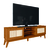 Rack Bancada Para TV Até 65 Polegadas 1,80m 2 Portas Com Tela Rattan Cedro Cairo EDN