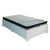 Cama Box Solteiro Desmontável com Colchão Espuma D33 Flash 88x188x56cm Cinza / Branco Gazin - Suport