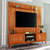 Rack Bancada King Com Painel Para TV Até 75 Polegadas 1,80m Egeo Cedro Ripado Impressão 3D EDN - comprar online