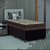 Cama Box Baú Solteiro Colchão Com Molas Ensacadas Tokio 88x188x66cm Marrom Umaflex - comprar online