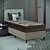 Cama Box Solteiro Colchão Com Molas Ensacadas Tokio 88x188x63cm Marrom/Bege Umaflex - comprar online