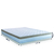 Cama Box Casal Queen Colchão Com Molas Ensacadas 158x198x60cm Dunas Branco/Bege Hellen - Esplanada Móveis