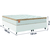 Cama Box Colchão Casal Queen Molas Ensacadas Real 158x198x65cm Linho Inducol - Esplanada Móveis | Móveis em oferta para o seu lar