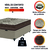 Imagem do Cama Box Baú Casal Colchão Com Molas Ensacadas Tokio 138x188x66cm Marrom/Bege Umaflex
