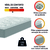 Colchão Solteiro Molas Ensacadas Pillow Top Martino 88x188x25cm Marrom/Branco Umaflex na internet
