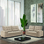 Conjunto de Sofá 2 e 3 Lugares Bertioga Veludo Capuccino Luizzi - comprar online