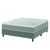 Cama Box Casal Molas Ensacadas Pillow Top 138x188x63cm Martino Cinza Umaflex