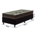 Cama Box Solteiro Colchão Com Molas Ensacadas Tokio 88x188x63cm Marrom Umaflex na internet