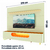 Rack Bancada Nobre Com Painel Para TV Até 85 Polegadas Com Pés De Vidro e LED Royal Off White/Madeir na internet