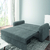 Sofá Cama Versátil 2 Lugares Veludo Selmer na internet