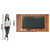 Painel Ripado Para TV Até 75 Polegadas Com Prateleira Madeirado/Off White França Caemmun - loja online