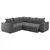 Sofá de Canto 5 Lugares com Retrátil Qatar Suede - comprar online