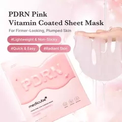 Medicube PDRN Pink Vita Coating Sheet Mask 4 unidades - SSF20 - Máscara facial coreana para pele de vidro - - comprar online