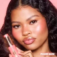 Unreal Lip + Cheek Glow Blush Stick com Ácido Hialurônico - Cor: Peach Glow - Trend & Pop