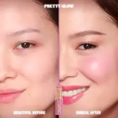 Unreal Lip + Cheek Glow Blush Stick com Ácido Hialurônico - Cor: Pretty Glow na internet