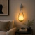 Aplique Pared Latte G9 Vidrio Esfera Colgante Deco Moderna