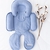 Almofada Redutora Bebê Fofo Malha para Bebê Conforto e Carrinho Azul Jeans - DBella for Baby - BabyStock