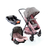 Carrinho com Bebê Conforto Travel System Poppy Trio Rosa Mescla - Cosco
