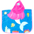 Imagem do Toalha Poncho Aventuras Sereia Rosa - Buba