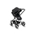Imagem do Carrinho com Bebê Conforto e Base Travel System Aston Silver e Black - Premium Baby