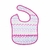 Babador Standard com Bolso Coração Rosa - KaBaby