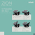 Bebê Conforto Zion Preto Bold - Infanti - loja online
