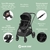 Carrinho com Bebê Conforto Travel System Anna³ Trio Maxi-Cosi Essential Black + Arco Sunny Stroll na internet