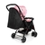 Carrinho com Bebê Conforto Travel System Reverse Rosa Rajado - Cosco - comprar online