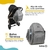 Mochila Multifuncional Way Black - Safety 1st - loja online