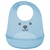 Babador De Silicone Com Pega Migalhas Gumy Azul - Buba