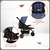 Carrinho com Bebê Conforto Travel System Delta Duo Pro Azul Mescla - Voyage na internet