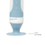 Escova Para Mamadeira Em Silicone Azul - Buba - BabyStock