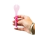 Talheres de Silicone com Ventosa Sticker Rosa - Clingo - loja online