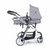 Carrinho com Bebê Conforto Travel System Trio Mobi Grey Denim Silver - Safety 1St na internet