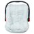 Capa Para Bebê Conforto Clássico Estampada Listrada - DBella for Baby