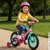 Bicicleta com Rodinhas Aro 14 First Pro 4 anos até 25kg Verde e Rosa - Nathor - comprar online