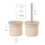 Conjunto Copo com Canudo + Tampa Snack Beige e Grey - Minikoioi - BabyStock