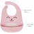 Babador de Silicone com Pega Migalhas Gumy Rosa - Buba - BabyStock