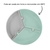 Prato Infantil de Silicone Encaixe Puzzle River Green e Cinzento - Minikoioi - BabyStock