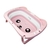 Banheira de Bebê Portátil Dobrável Gatinha Rosa - Clingo