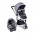Carrinho com Bebê Conforto Travel System Trio Mobi Grey Denim Silver - Safety 1St