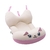Almofada De Banho Gatinha Ágata Creme e Rosa - Baby Pil - comprar online