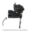 Imagem do Bebê Conforto Gemm 0 a 13 kg Preto Chumbo Shale - Joie
