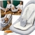 Cadeira de Descanso Bouncer Eternity Cinza Mescla e Branco - Singular Baby - BabyStock