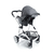 Carrinho com Bebê Conforto Travel System Epic Lite Trio Grey Steel - Infanti