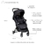 Carrinho de Bebê Hoodie Black - Burigotto na internet