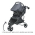Carrinho de Bebê Evo Preto e Cinza - Tutti Baby - comprar online