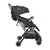 Carrinho de Bebê Sprint Melange Preto - Kiddo - BabyStock